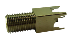 F型 插孔轉接器-F044-JACK 用於 PCB 安裝｜F型 插孔連接器